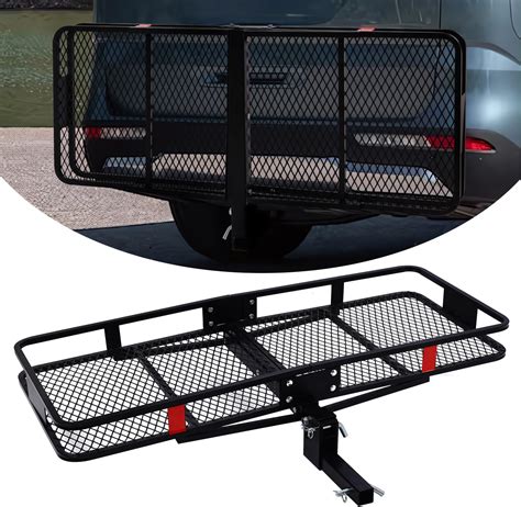 Amazon.com: SALIRION Trailer Hitch Cargo Carrier Rack, 60 x 20 x 5 inch ...