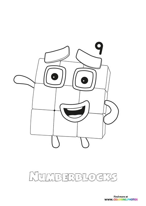 Numberblocks 18 Coloring Pages ~ Numberblocks 16 Coloring Pages | Waldo ...