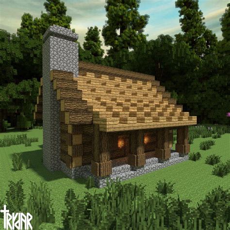 Image result for Minecraft Log Cabin Tutorial