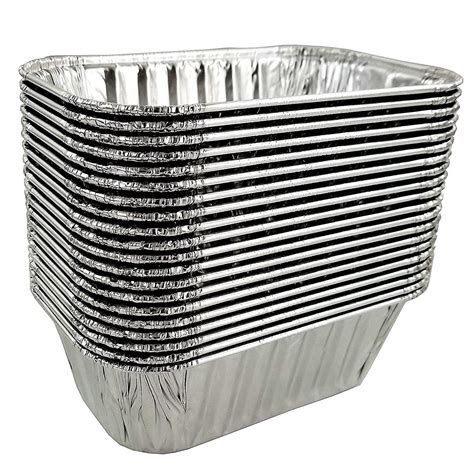 1 lb. Aluminum Foil Mini-Loaf Pan w/High Dome Lid 50/PK – Foil-Pans.com