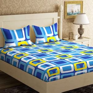 IWS Microfiber Double Flat 144 TC Printed Bedsheet - Buy IWS Microfiber ...