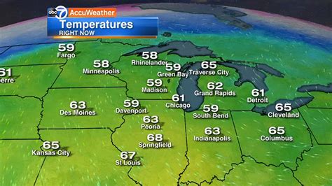 Chicago Weather Map Forecast , Weather forecast Chicago: today ...