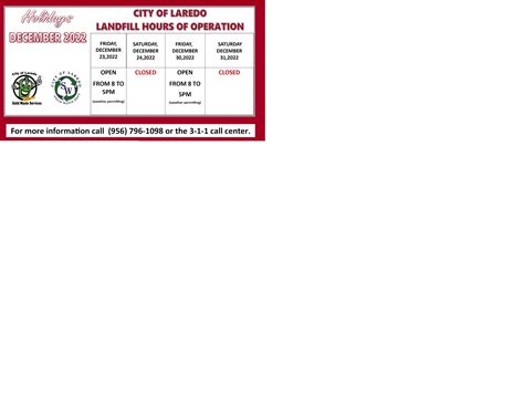 Tips on using the landfill