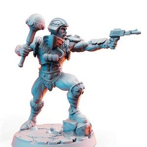 Buy Dun-ken Master of Arms - 2 Poses Man O War Resin Mini 32mm / 28mm ...