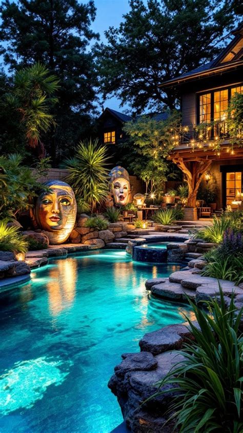 Image result for Backyard Landscaping Designs with Pool