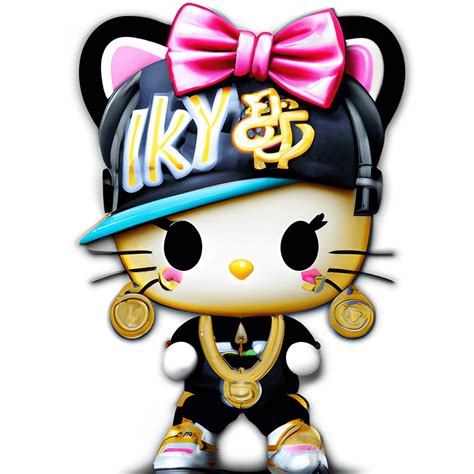 Hello Kitty Gold Earrings