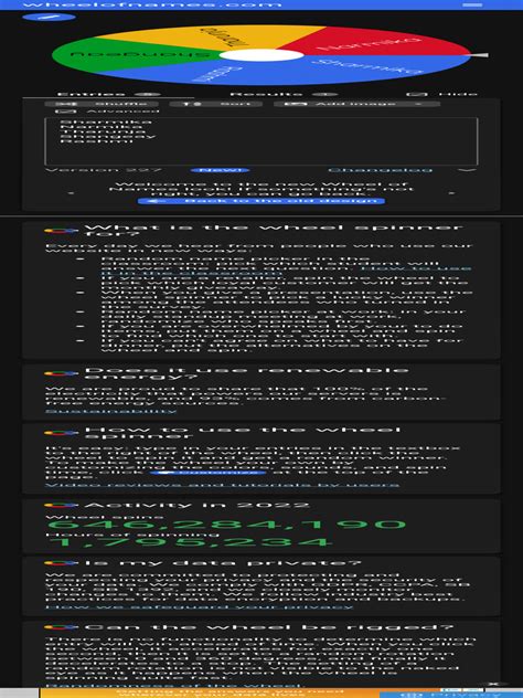 Wheel of Names Random Name Picker | PDF | Privacy | Computing