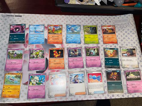 pokemon cards error miscut square corner lot Paldean Fates Charmander ...