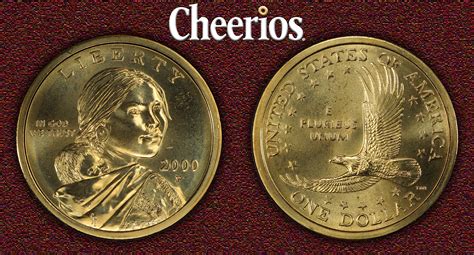 Cheerios Sacagawea 2000P Dollar Coin Value
