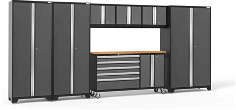 Buy NEWAGE PRODUCTS INC. Bold Series Gray 7 Piece Set, Garage Cabinets ...
