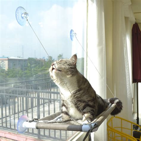 Cat Window Perch, Cat Hammock Window Seat, Space Saving and Safety ...