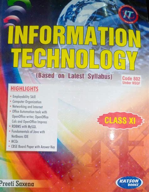 Information Technology Class 11 By Preeti Saxena (S) : Preeti: Amazon ...