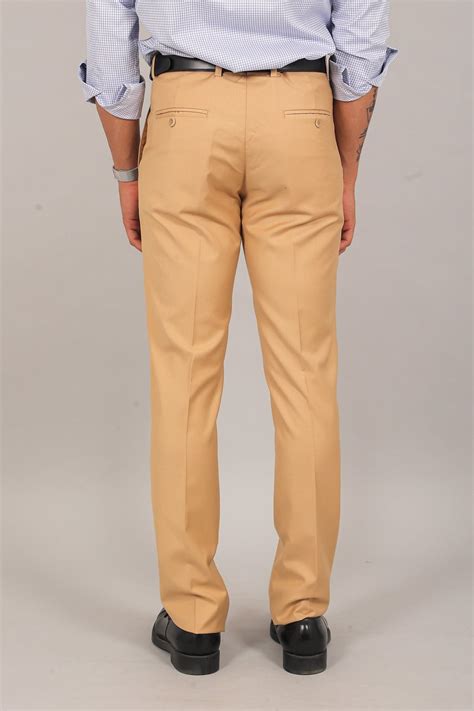 Bluebird Men's Beige Formal Trouser - Classic Style