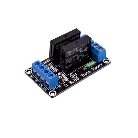 2-Channel 12V Solid State Relay Module SSR DC 250V 2A