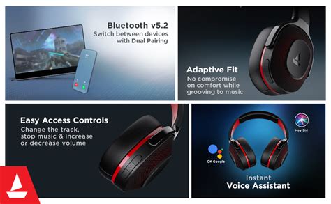 boAt Rockerz 425 Bluetooth Wireless Over Ear Headphones with Mic ...