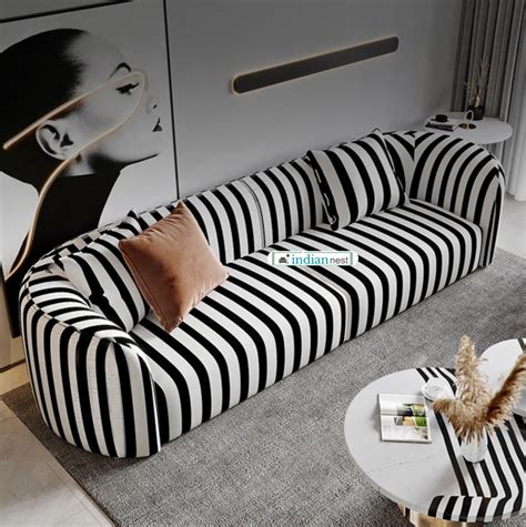 Roman Affection Strips Sofa – Indian Nest