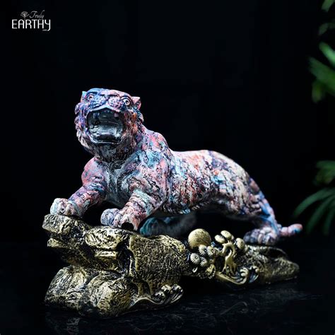 The Vibrant Tiger Figurine – Truly Earthy