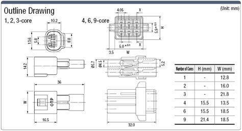 CL07D03M | CL07 Waterproof Connector Plug Housing | MISUMI | MISUMI India