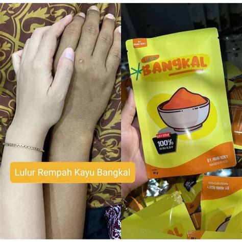 lulur rempah kayu bangkal cara pakai