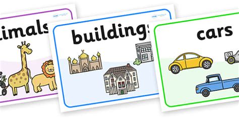 👉 Small World Play EYFS Posters - Illustrated Signs - Twinkl