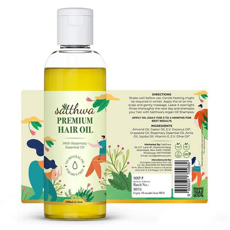 Satthwa Premium Hair Oil – With Rosemary Oil - Top Rated Hair Fall ...