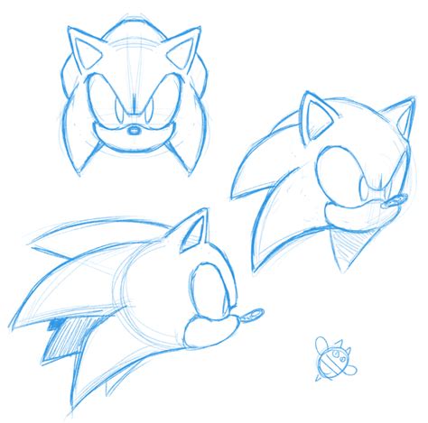 Image result for Sonic Face Sketch Tutorial