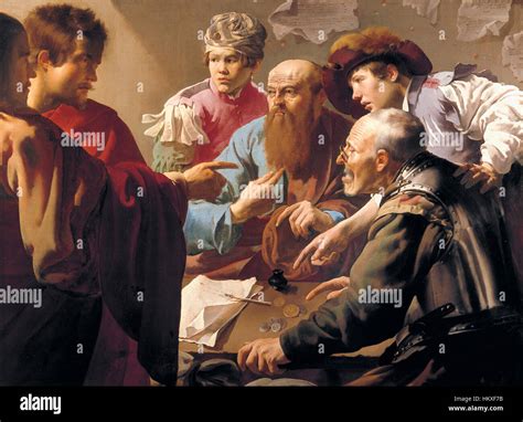 Caravaggio the calling of st matthew hi-res stock photography and ...