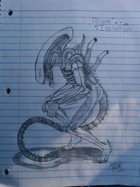 Image result for Alien Isolation Xenomorph Art