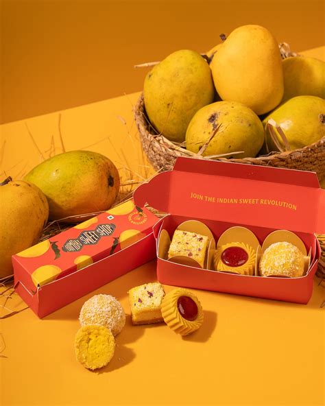 Buy Mango Mithai Online (Box of 3) Mango Cheesecake bon bon, Mango ...