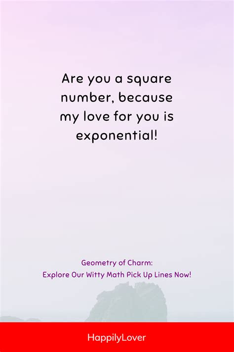 Clever Math Pick Up Lines