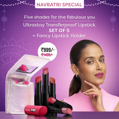 SUGAR Ultrastay Range Collection - Niacinamide Vitamin C Indian Skin