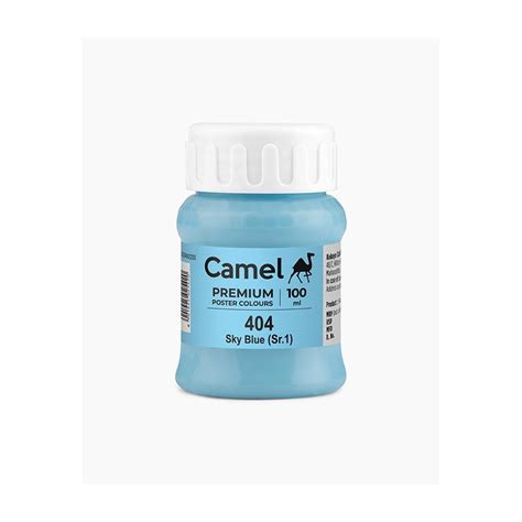 Camel Premium Poster Colours 100 ML - Sky Blue