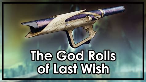 Destiny 2: The God Roll Weapons of Last Wish (& How to Farm) - YouTube