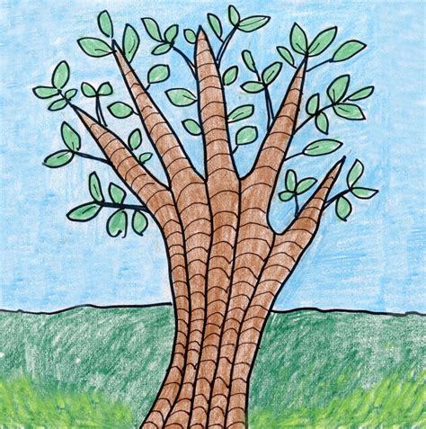 Tree Easy Draw EYFS 的图像结果