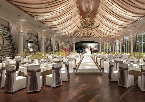 婚礼宴会厅 by vcg-xiahuihua20180128 on 500px #现代建筑结构家具室内座位酒店天花板建筑 | Table ...