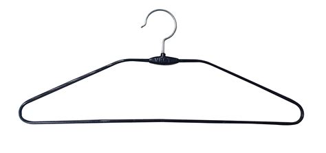 Vrct 10 Pcs Black Heavy Stainless Steel Cloth Hanger with Plastic ...
