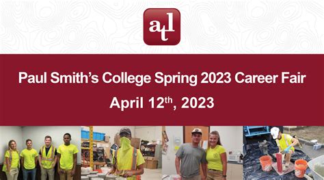 ATL is Attending the Paul Smith's College Spring 2023 Career Fair April ...