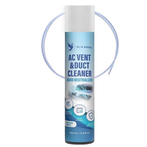 BLACKBIRD Car AC Vent & Duct Cleaner Odour Neutralizer Spray with Long ...