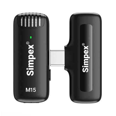 Simpex M15 Wireless Microphone & Receiver (Type-C) – Hey Jimmy
