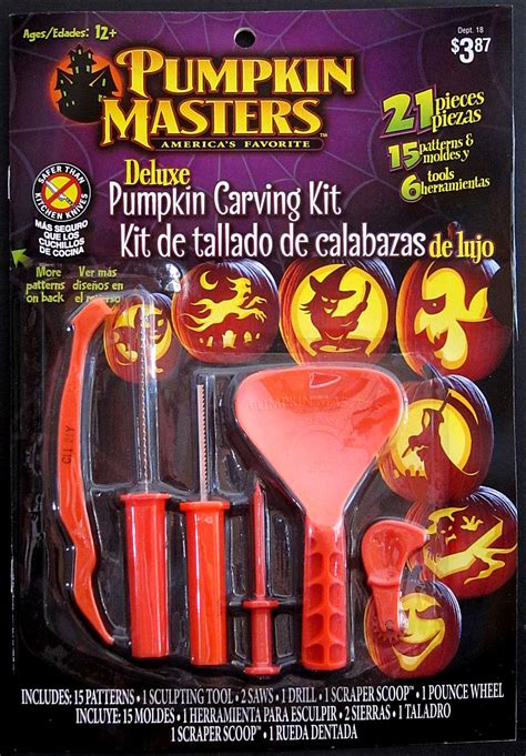 Masterpiece Pumpkins CARVING KITS & SUPPLIES- carving kits, pattern ...