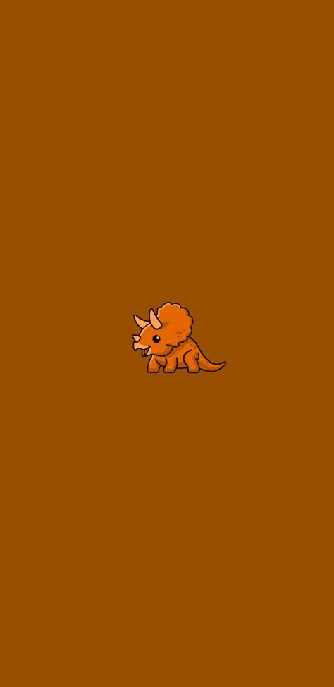 orange dinosaur wallpaper