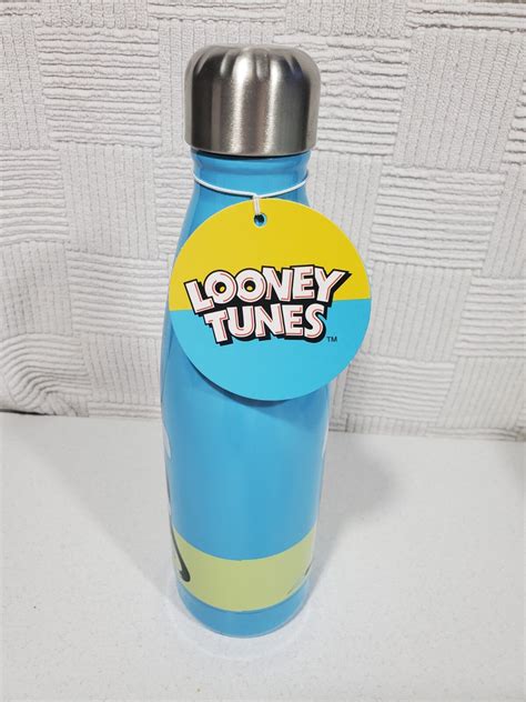 Buy Looney Tunes Metal Water Bottle 15 Oz Sylvester The Cat Cartoon ...