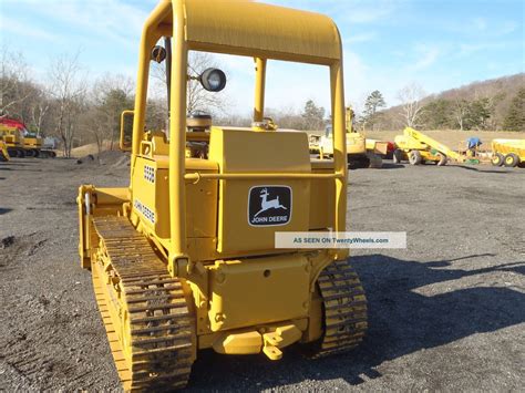 1987 John Deere 555b Track Loader Dozer 4 - N - 1 Bucket Good U ...