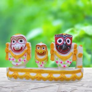 Real Craft Spiritual White Color Jagannath Singhasan - Blessings ...