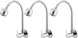 Mapson Amul Spray Flexible Sink Cock /Basin Tap /Sink Tap Set of 3 For ...