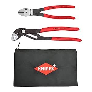 KNIPEX 9K 00 80 124 US Cobra 10 in. Box Joint Pliers/8 in. Diagonal ...