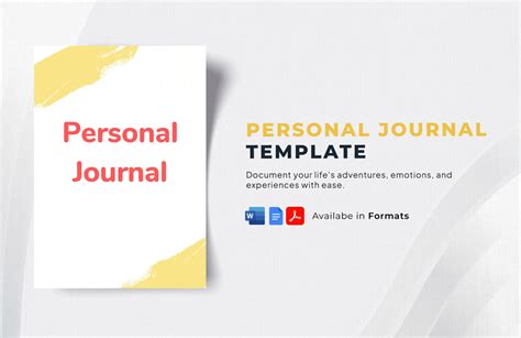 Personal Journal Template Google Docs - Journal Templates