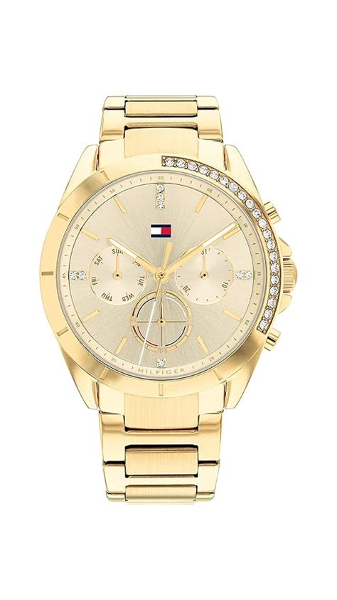 Tommy Hilfigher Gold Dial Watch for Men -TH1782385W : Amazon.in: Fashion