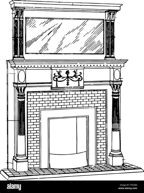 Fireplace Drawing Details