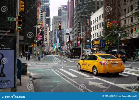 Broadway at West 54th Street NYC USA Editorial Photography - Image of ...
